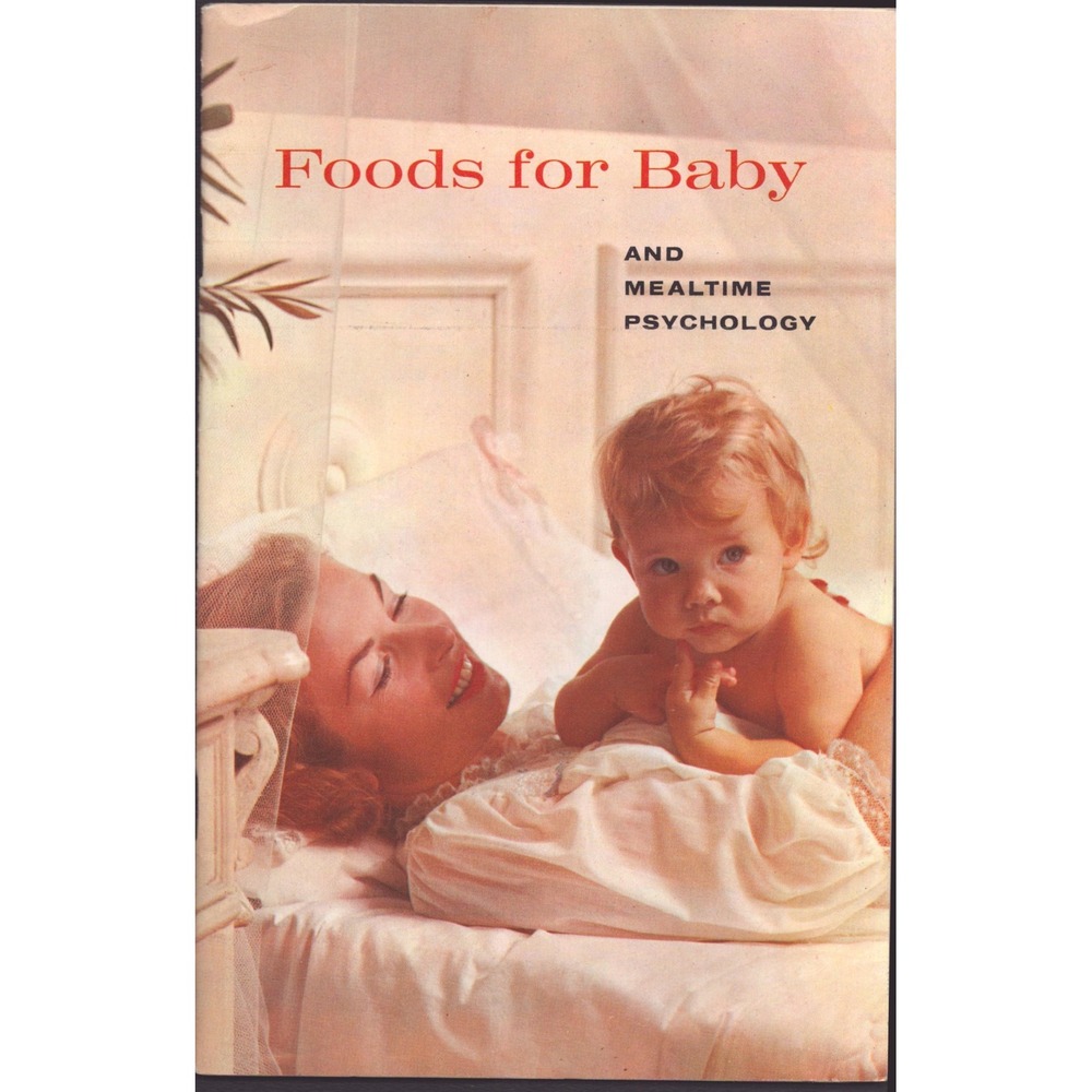 Vintage 1959 Gerber Foods for Baby and Mealtime Psychology Booklet Advertising - Picture 1 of 3